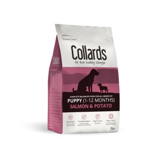 Collards Puppy Salmon & Potato Dry Dog Food 2kg